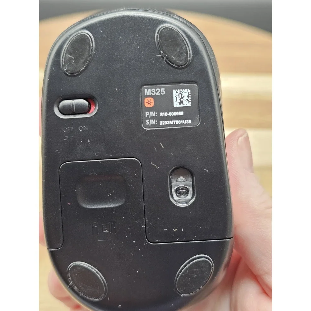Logitech‎ M325 (910-002651) Wireless Mouse - Red